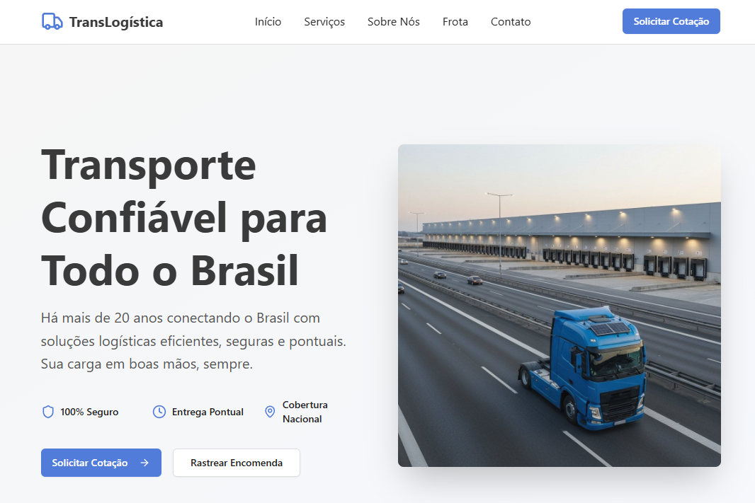 Projeto Site institucional - Platform
