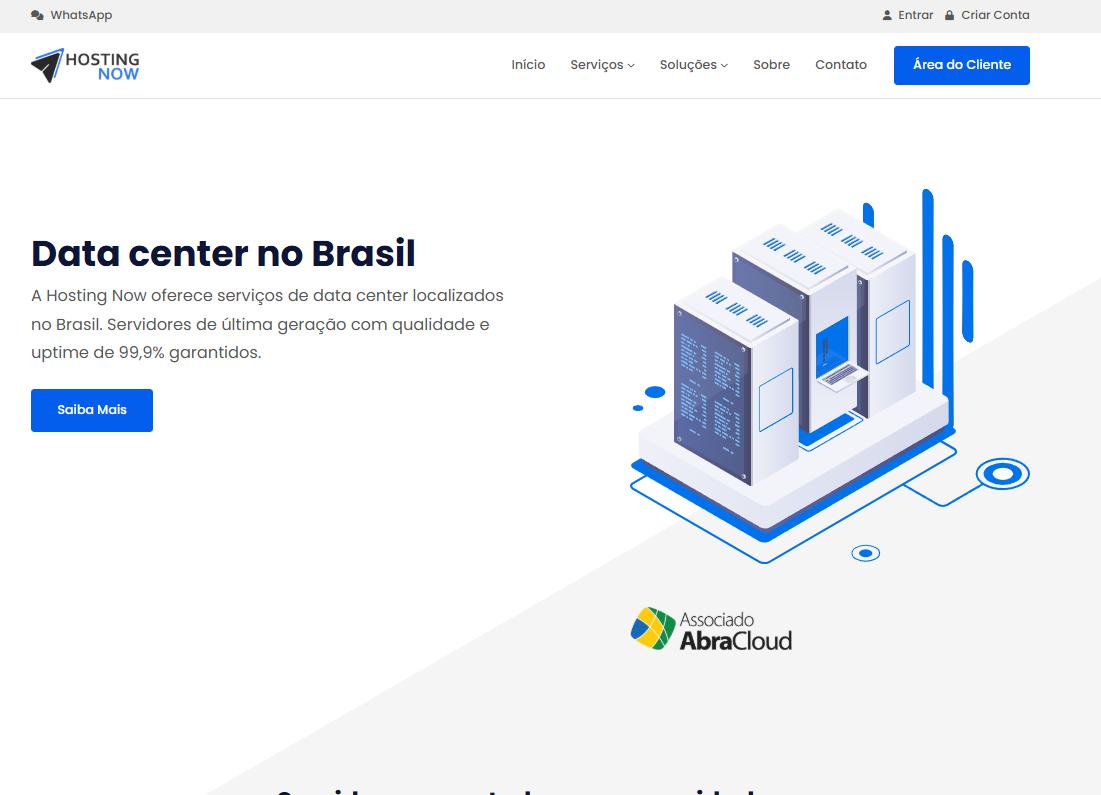 Projeto Website para data center - Website